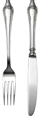 Fork and knife