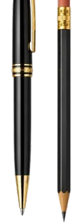 Pen and pencil